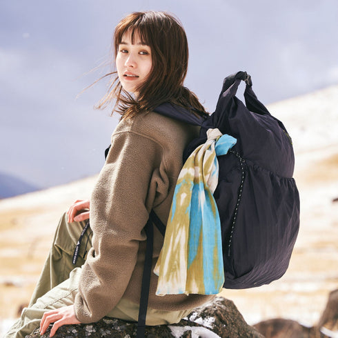 CHAORAS Sports Tenugui / Khaki & Light blue